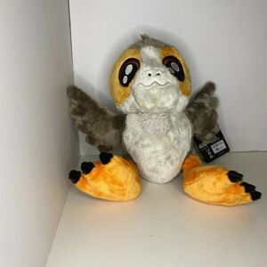 Porg Plush Stuffed Animal Star Wars Unisex Multicolor Bird 10" New
